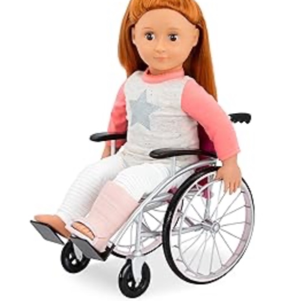 Our Generation "Heals on Wheels" Wheelchair for 18" Doll